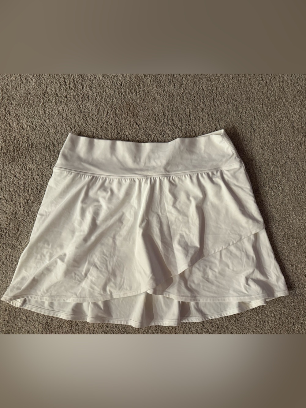 JoyLab White Athletic Skort with Overlap Panel